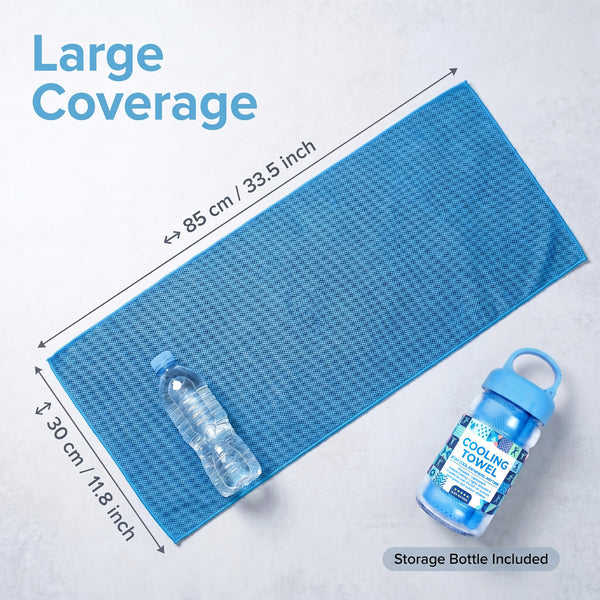 A Cooling, Anti-perspiration Towel You Can Use Anywhere, Anytime! Reusable, Soft, Absorbent And Cooling.
