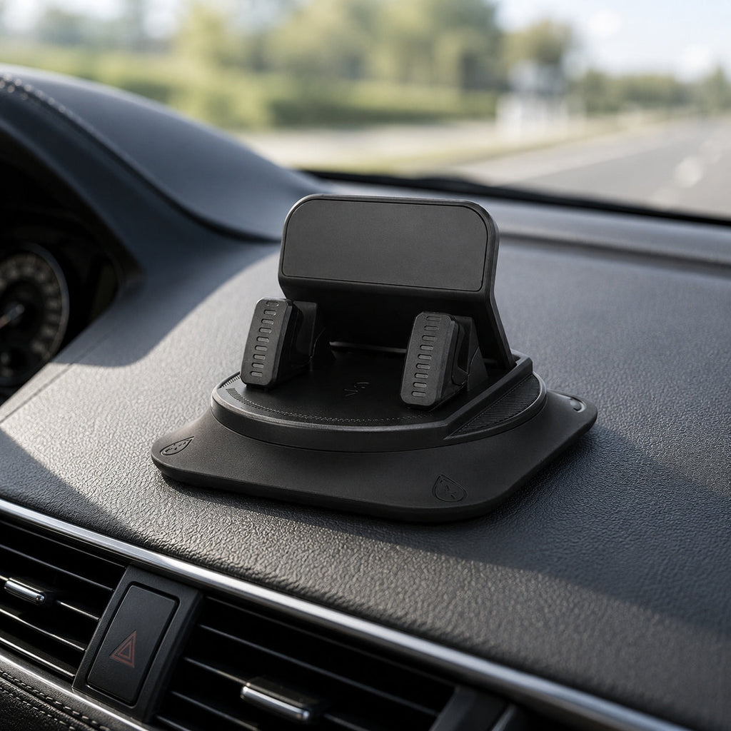 Car Phone Holder 360 Degree Rotation, Suitablefor Car Navigation In-car Dashboard, Horizontaland Vertica Screen Adjustment Angle,suctioncup Fixed Non-slip Mobile Phone Holdersuitable For IPhone And Android Brackets
