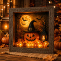 🎃DIY Lighted Halloween Shadow Box Kit