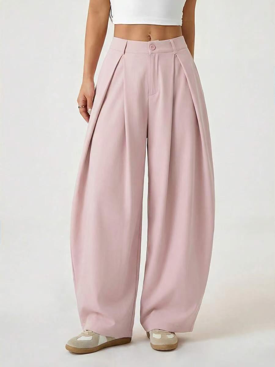 🍂 Women’s Pleated Wide-Leg Pants – Effortless Elegance & Comfortable Autumn Style