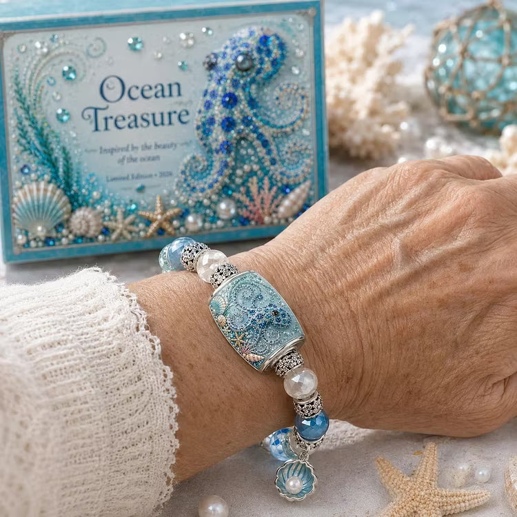 "Ocean Guardian" Relief Art Bracelet