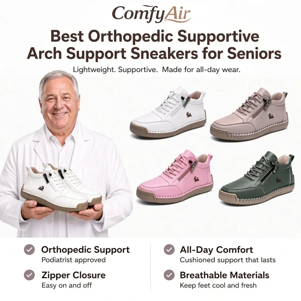 Comfortable Zipper Hand-Stitched Slip-On Shoes