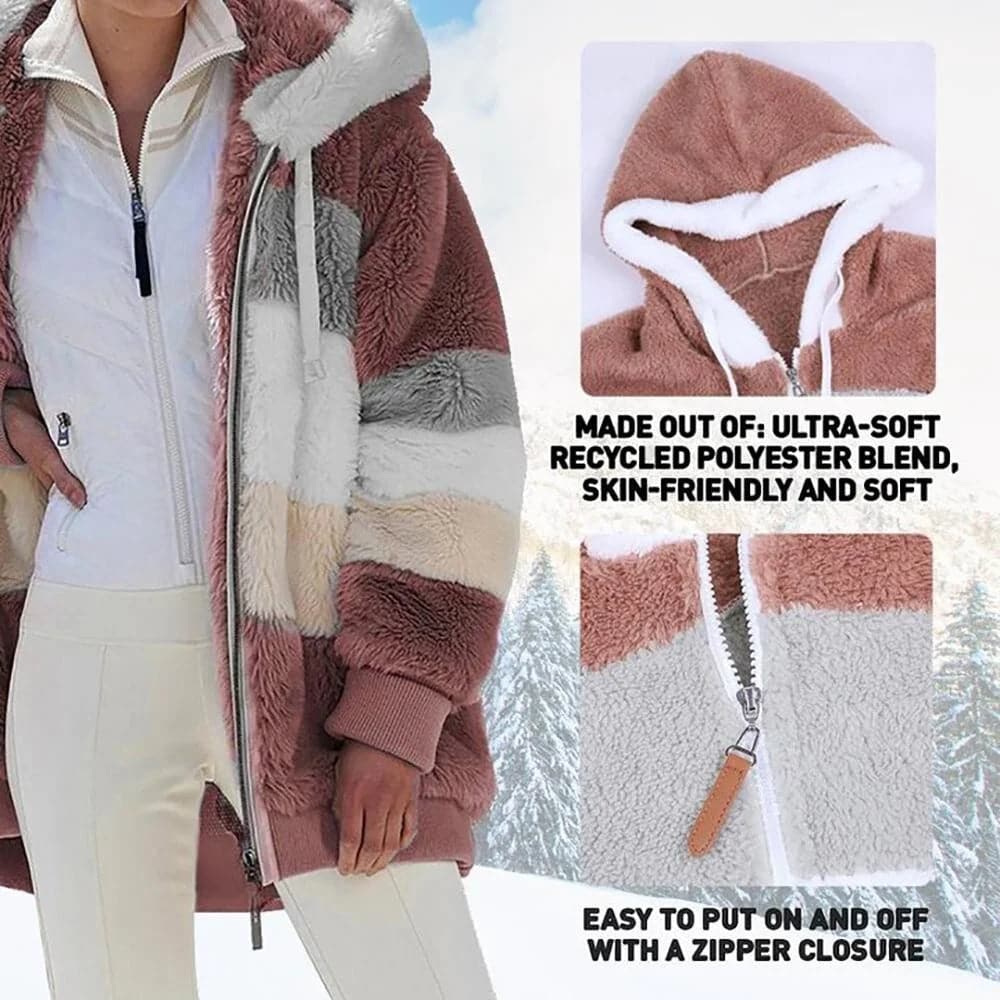 📢📢50% OFF!!!🎉✨Contrasting plush padded coat 🔥 Limited-time discount