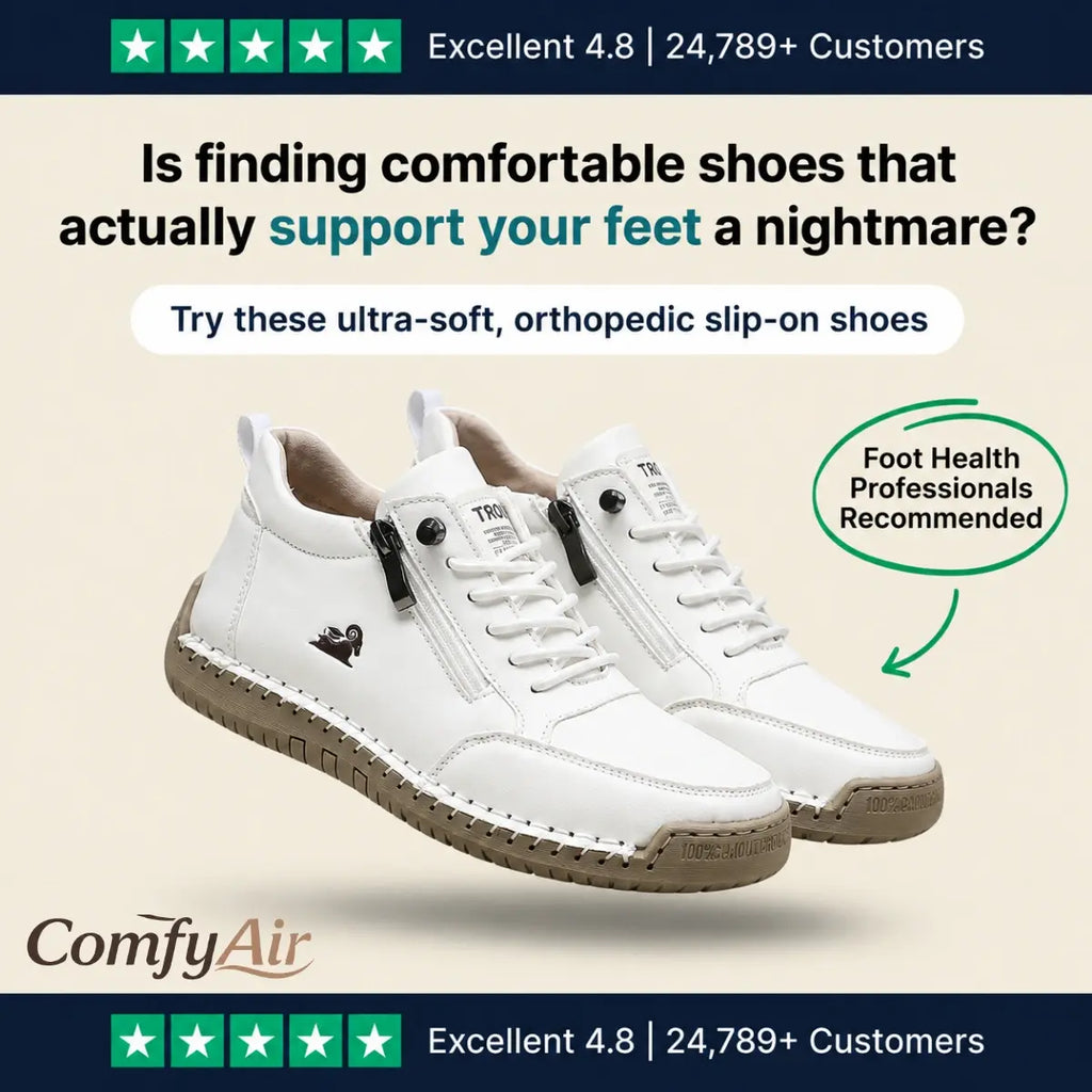 Comfortable Zipper Hand-Stitched Slip-On Shoes