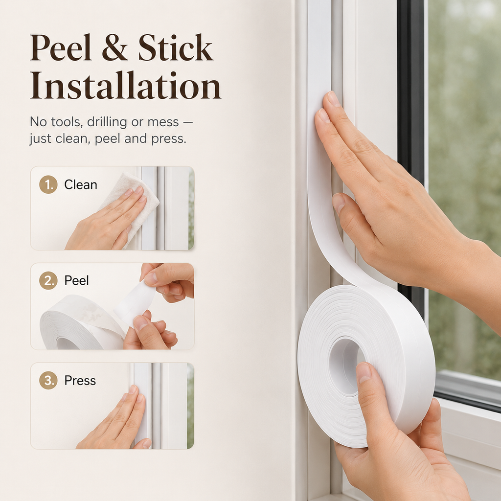 Self Adhesive Door Weather Stripping Seal