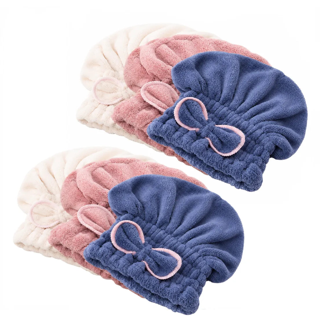 💗Most Loved💥Ultra-Absorbent Hair Towel Set