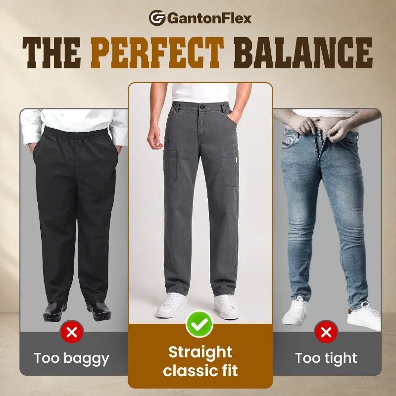 Men's 6-Pocket Classic Straight Fit Jeans