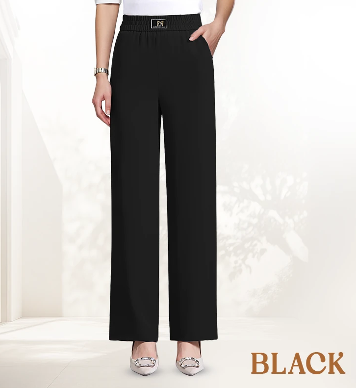 🌷LAST DAY SALE 65% OFF!!💥Women's High Waisted Wide Leg Trousers with a Flattering Drape
