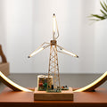 🏆Hot Sale 💡DIY Industrial Retro Windmill Lamp | Hand-Craft Your Own Warm Ambience - 33-Piece DIY Kit