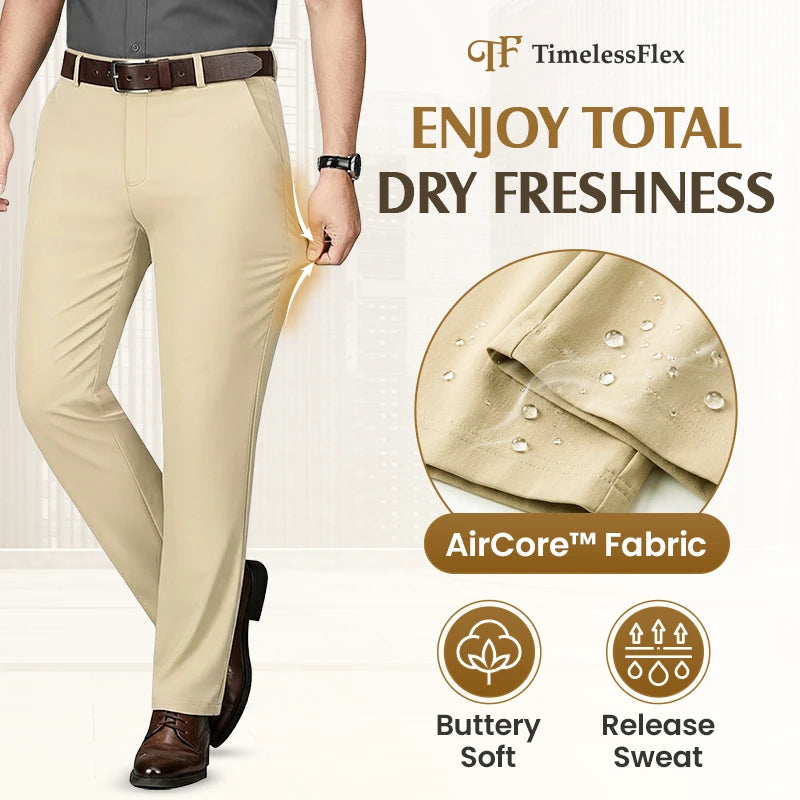 Men's High Stretch Straight Fit Pants