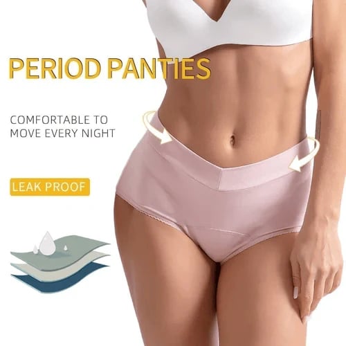 🩲 High-Waisted Leak Proof Period Panties – Absorbent, breathable & odor-control – up to 3 tampons worth of protection – comfortable for all-day wear 🩸