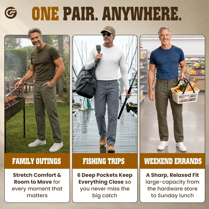 Men's 6-Pocket Classic Straight Fit Jeans