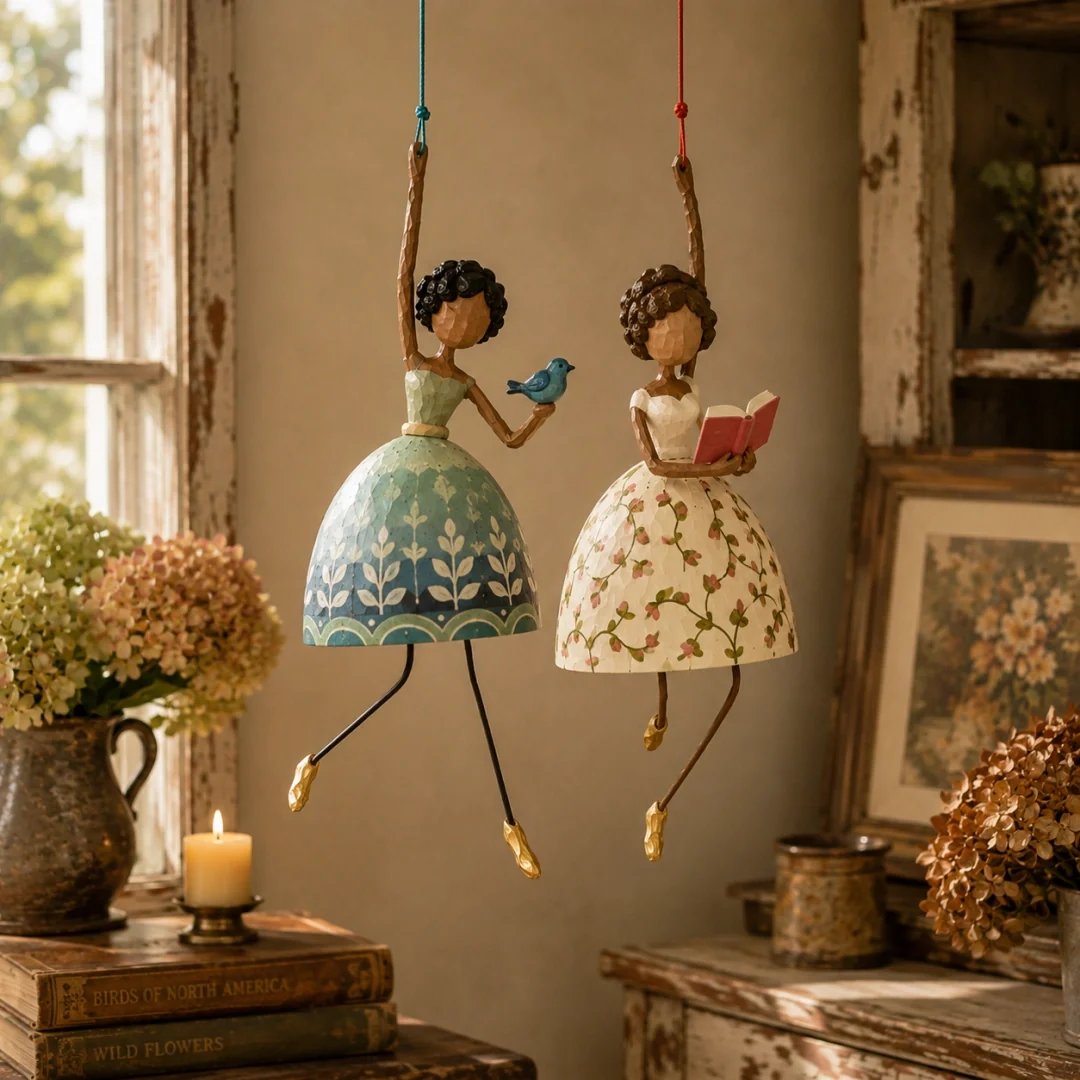💃Last Day 49% OFF – 🌸Whimsical Dancing Lady Hanging Ornament ✨