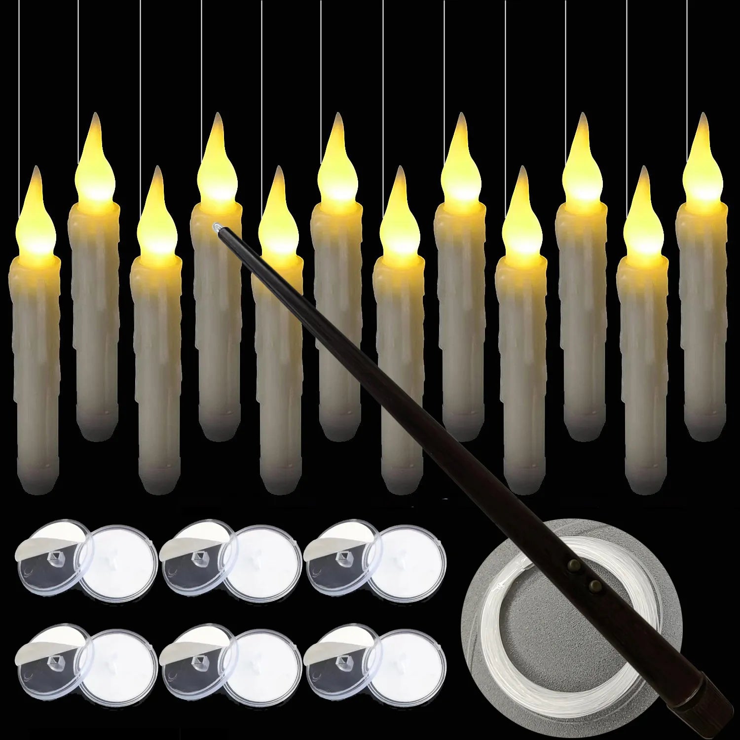 🎄 Floating Candles