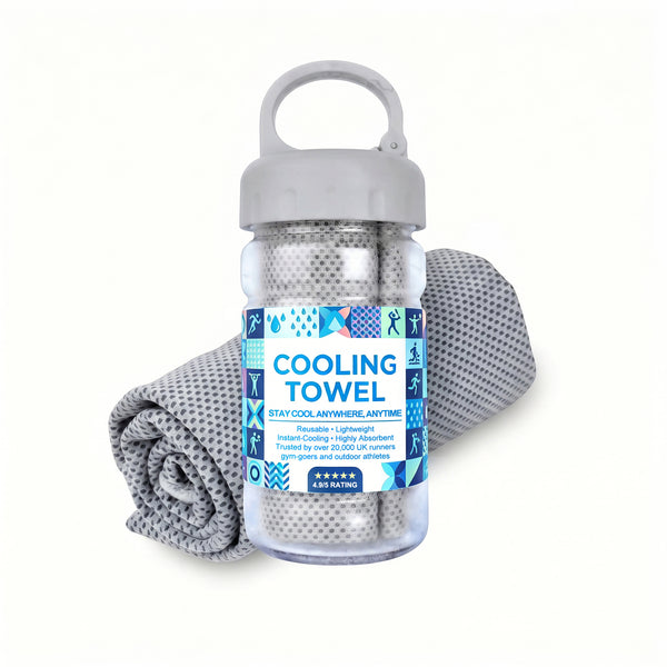 A Cooling, Anti-perspiration Towel You Can Use Anywhere, Anytime! Reusable, Soft, Absorbent And Cooling.