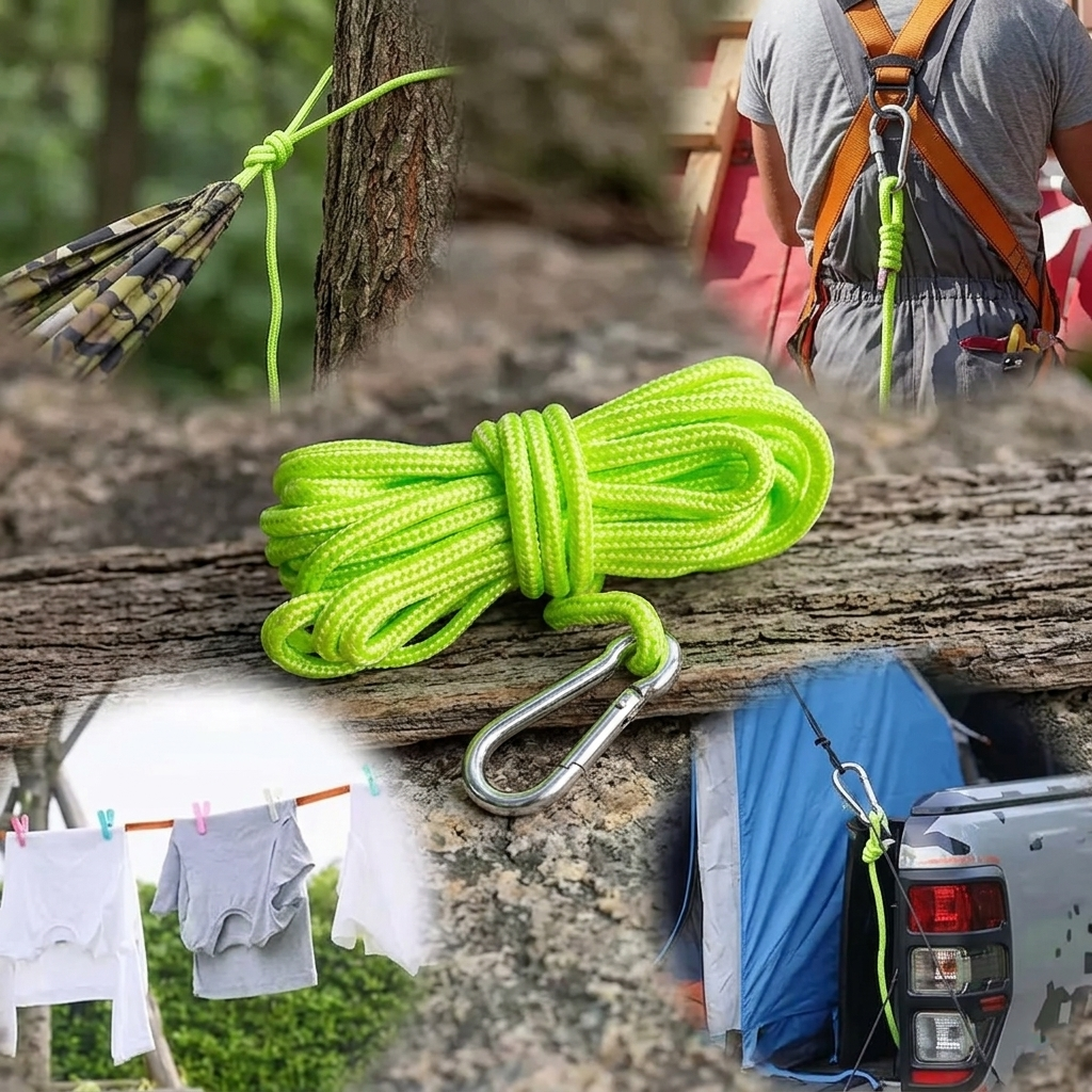💪Retractable Buckle Rope-Adjustable Ropes 2026 New Rope Roller