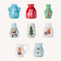 🎄🏺 Christmas Mini Vase Fridge Magnet — Festive 3D Holiday Accent for Magnetic Surfaces