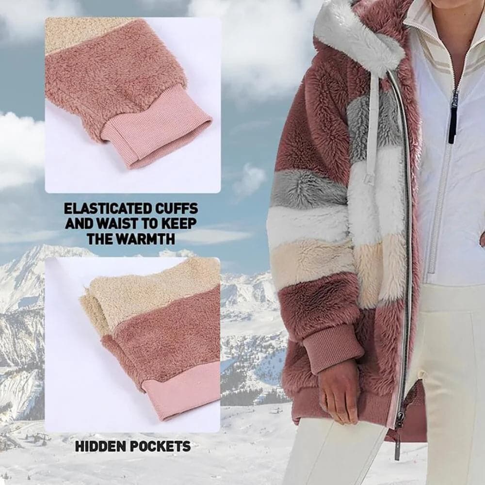 📢📢50% OFF!!!🎉✨Contrasting plush padded coat 🔥 Limited-time discount