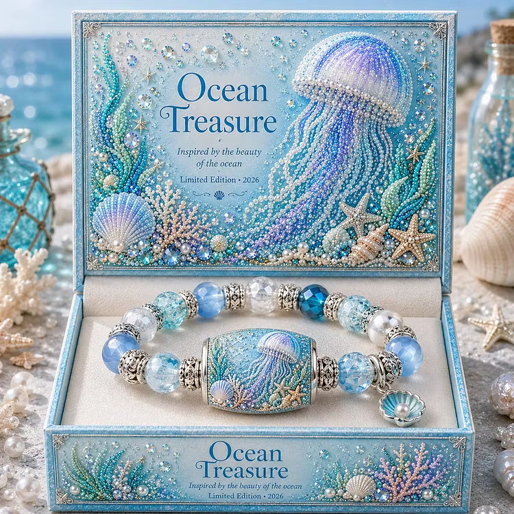"Ocean Guardian" Relief Art Bracelet