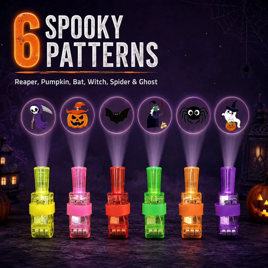 🎃Halloween Finger Projector – Mini Pattern Projector (36 pieces)
