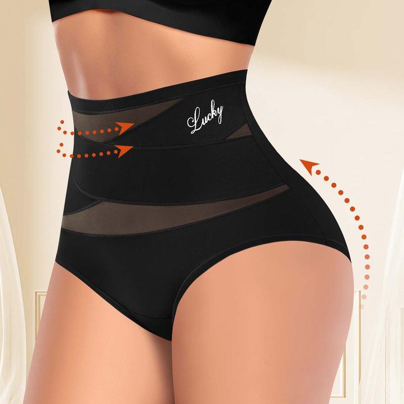 🌸Last Day✨Plus-Size High-Waist Cross Tummy Control Panties