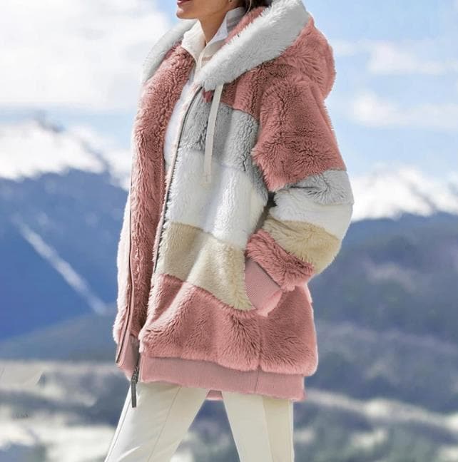 📢📢50% OFF!!!🎉✨Contrasting plush padded coat 🔥 Limited-time discount