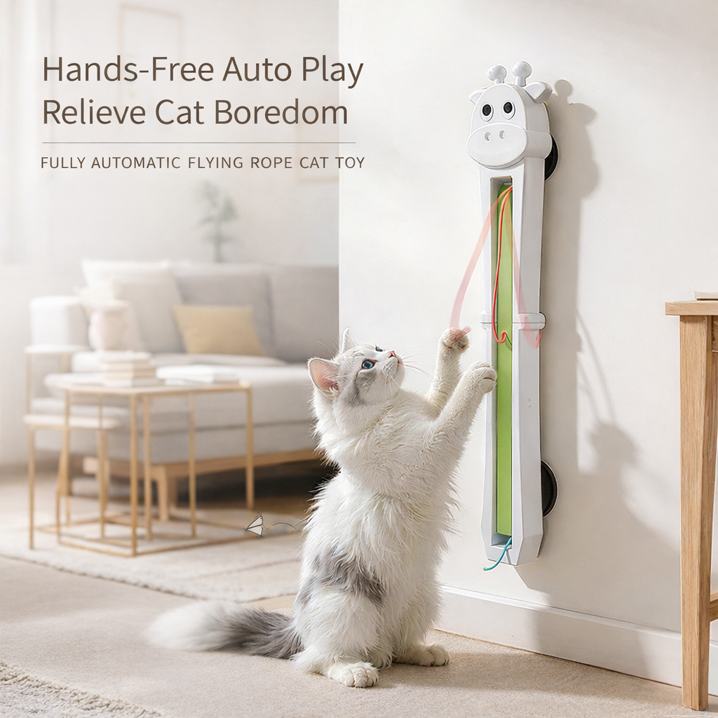Door Mounted Automatic Cat Interactive Toy