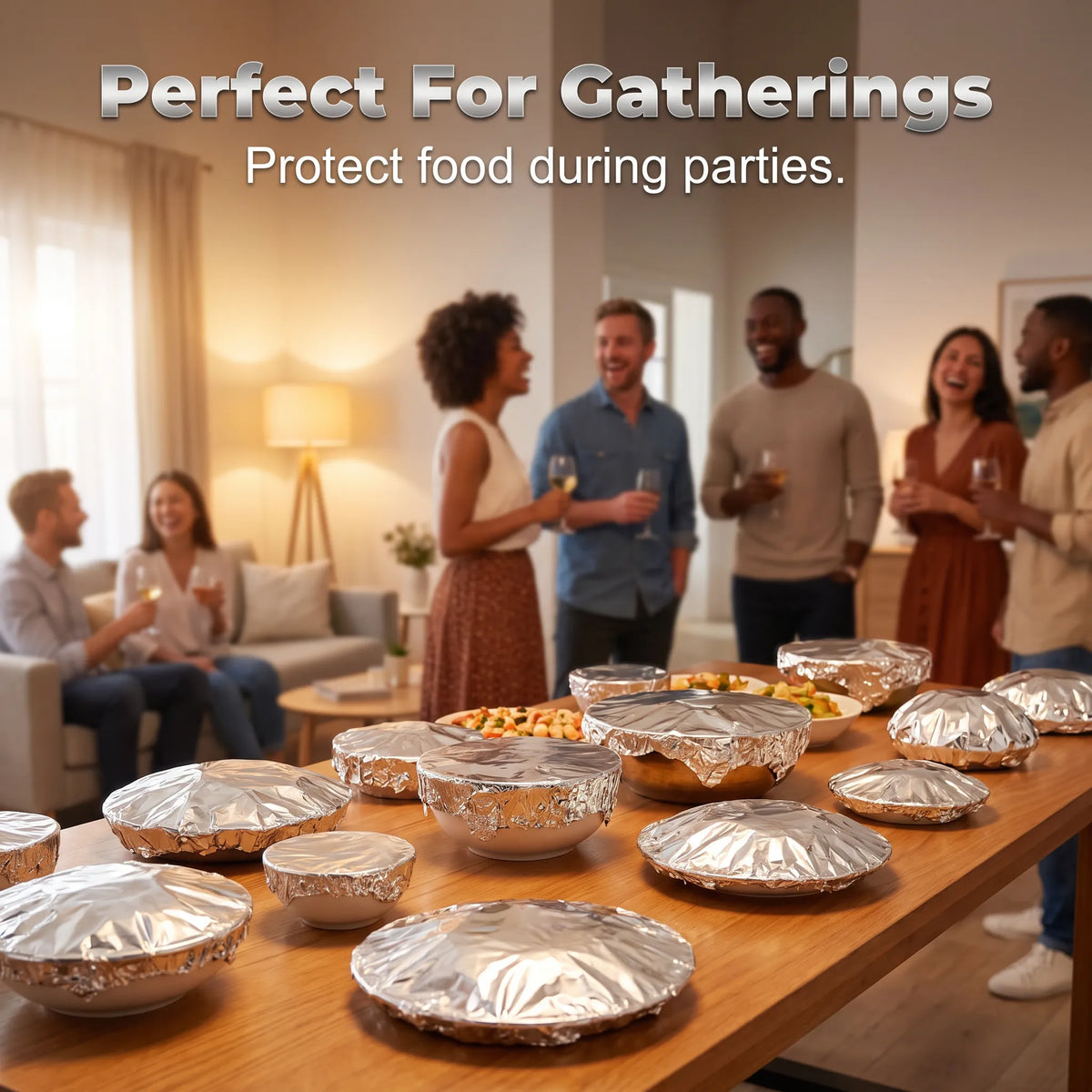 🔥HOT SALE⚡Aluminum Foil Insulated Food Covers