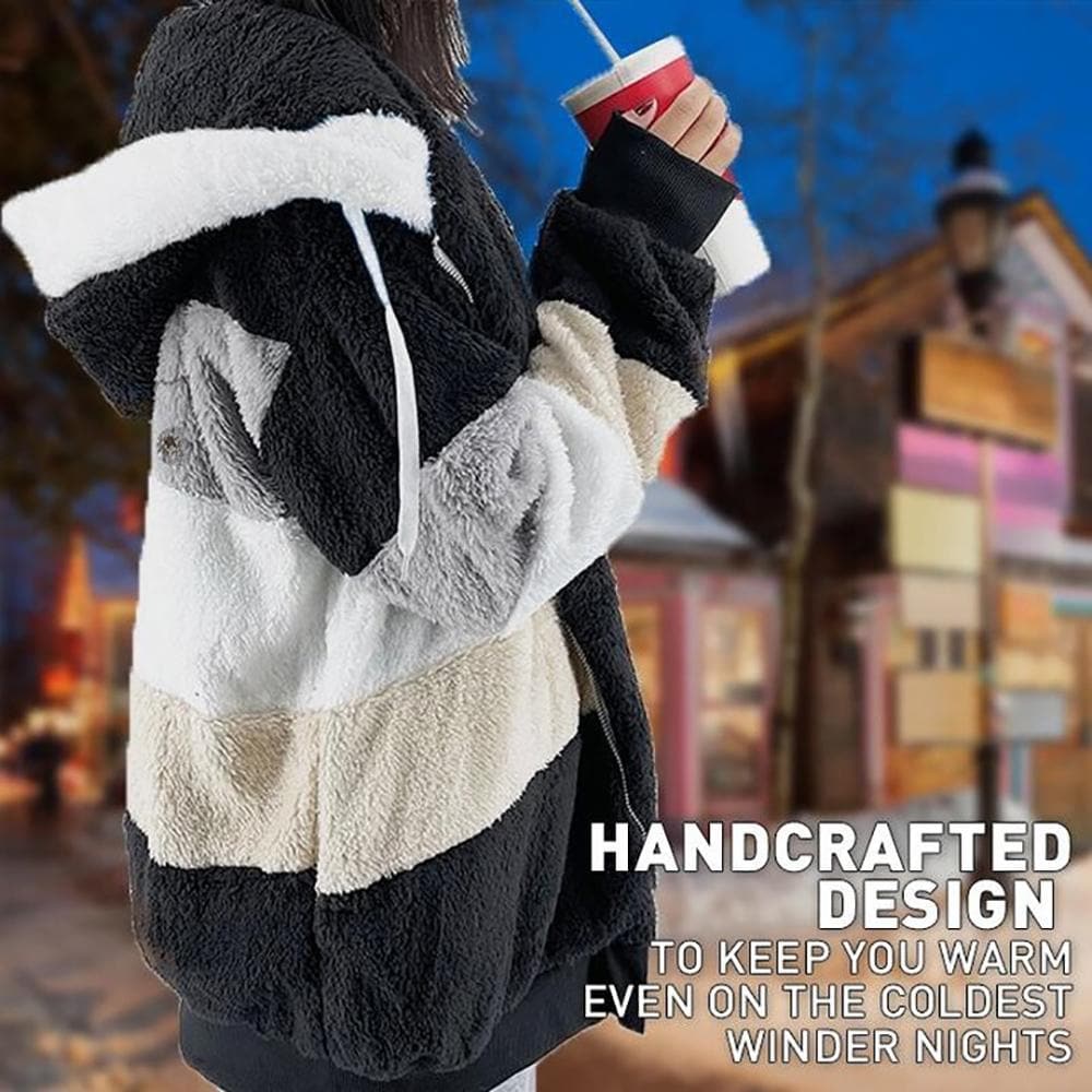 📢📢50% OFF!!!🎉✨Contrasting plush padded coat 🔥 Limited-time discount