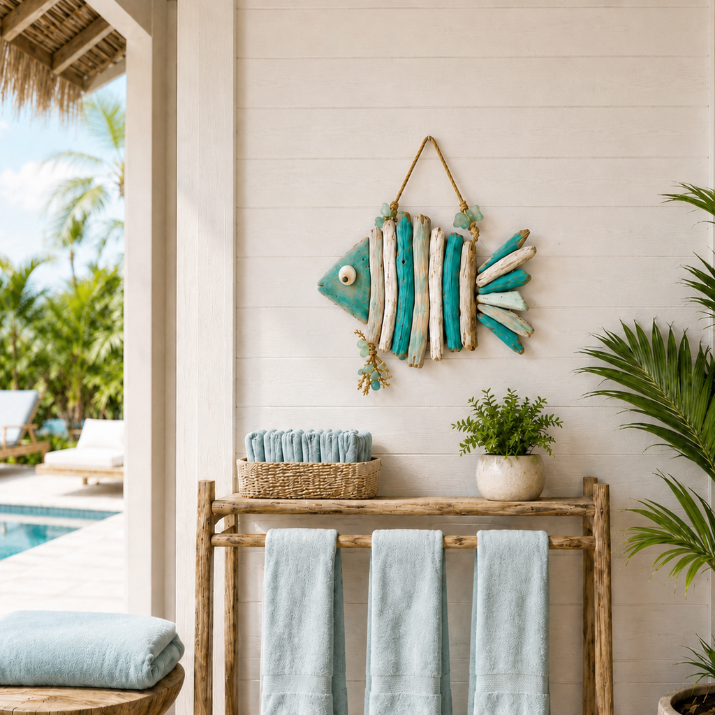🌊Lighted Coastal Fish Wall Decor