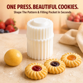 🍪 One-Press Spiral Jam Cookie Mold – Beautiful Filled Cookies in Seconds