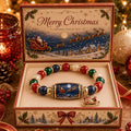 🎄 Limited Edition Christmas Story Beaded Bracelet Set – Holiday Gift Jewelry ✨🎁