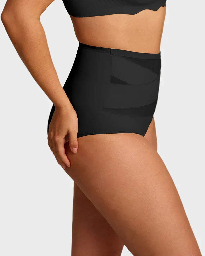 🌸Last Day✨Plus-Size High-Waist Cross Tummy Control Panties