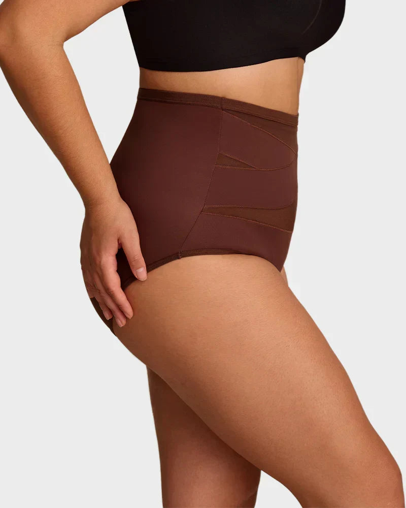 🌸Last Day✨Plus-Size High-Waist Cross Tummy Control Panties