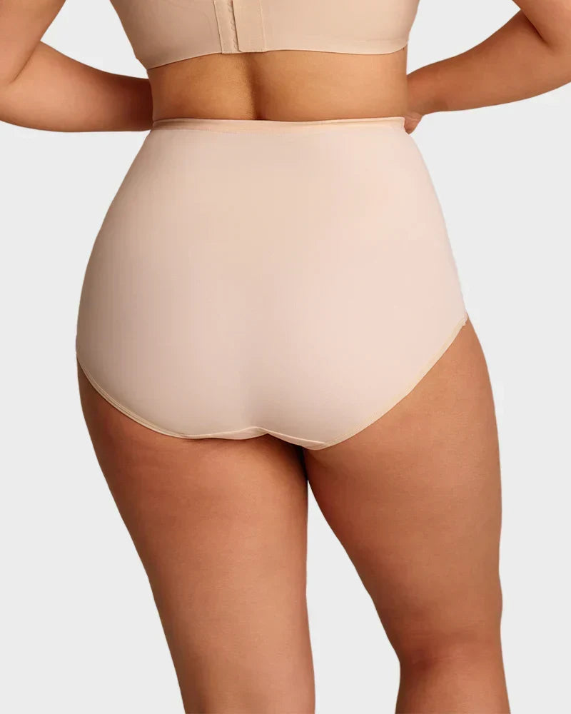 🌸Last Day✨Plus-Size High-Waist Cross Tummy Control Panties