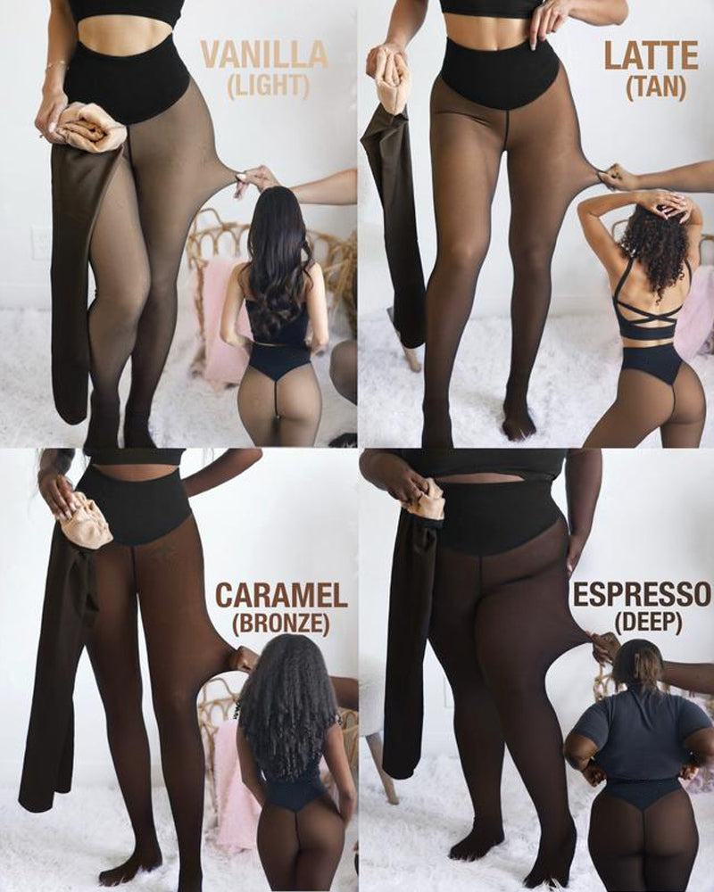 🥰LAST DAY SAEL 50% OFF!!⚡50K+ SOLD!❄️One-Seam Shaping Fleece Leggings✨✨Stay Warm.Look Snatched. 💕
