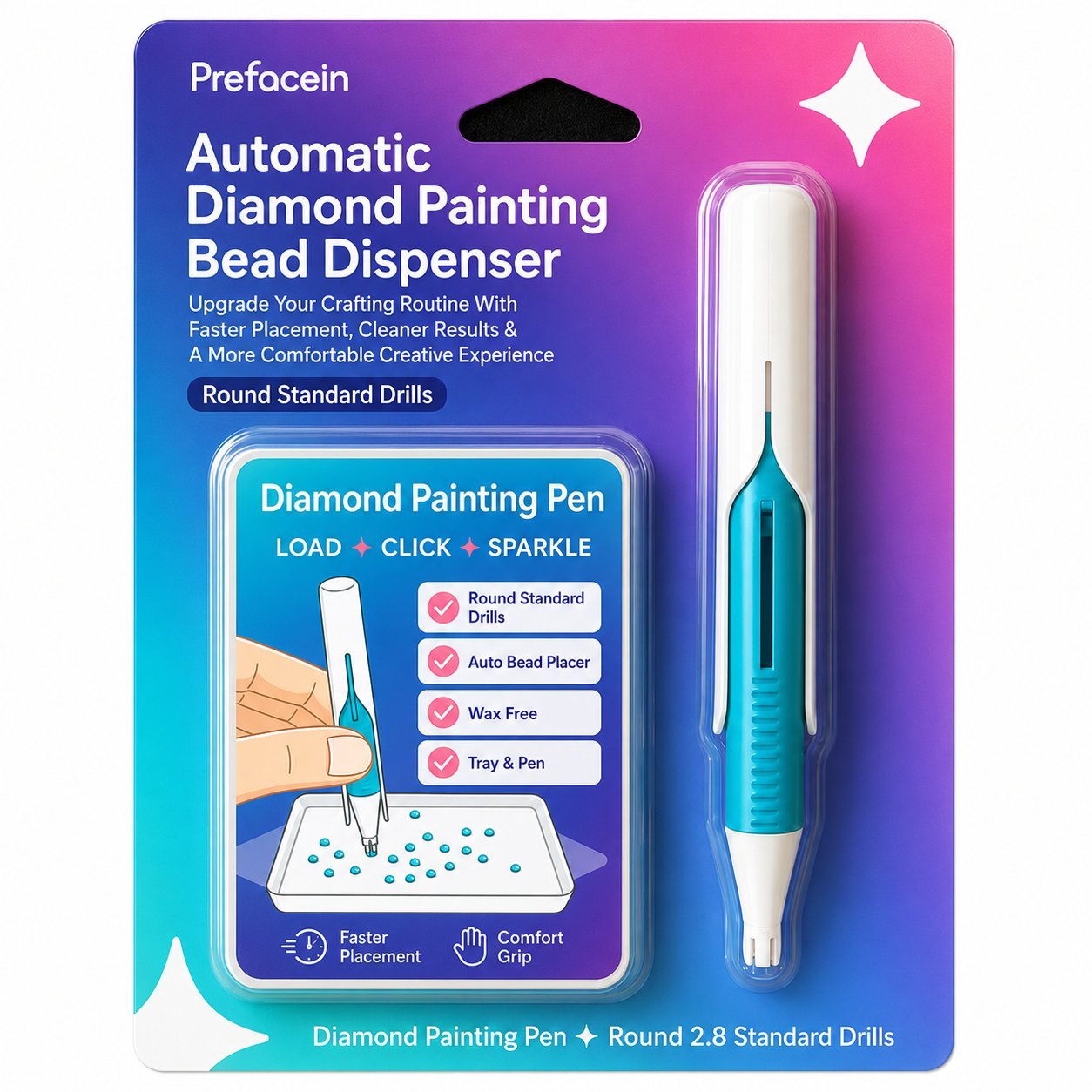 🔥💎 Automatic Diamond Painting Bead dispenser