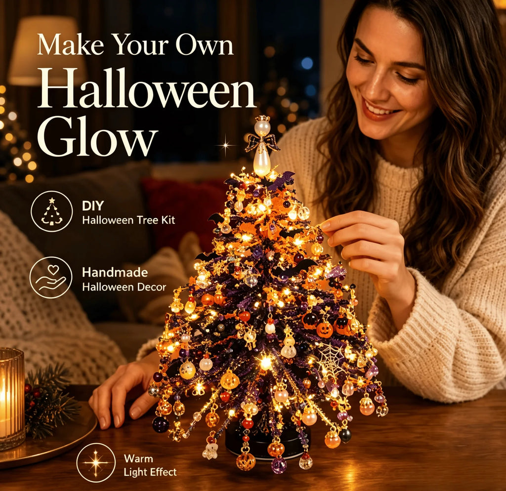 DIY Beaded Christmas Tree Kit – Sparkling Holiday Decoration