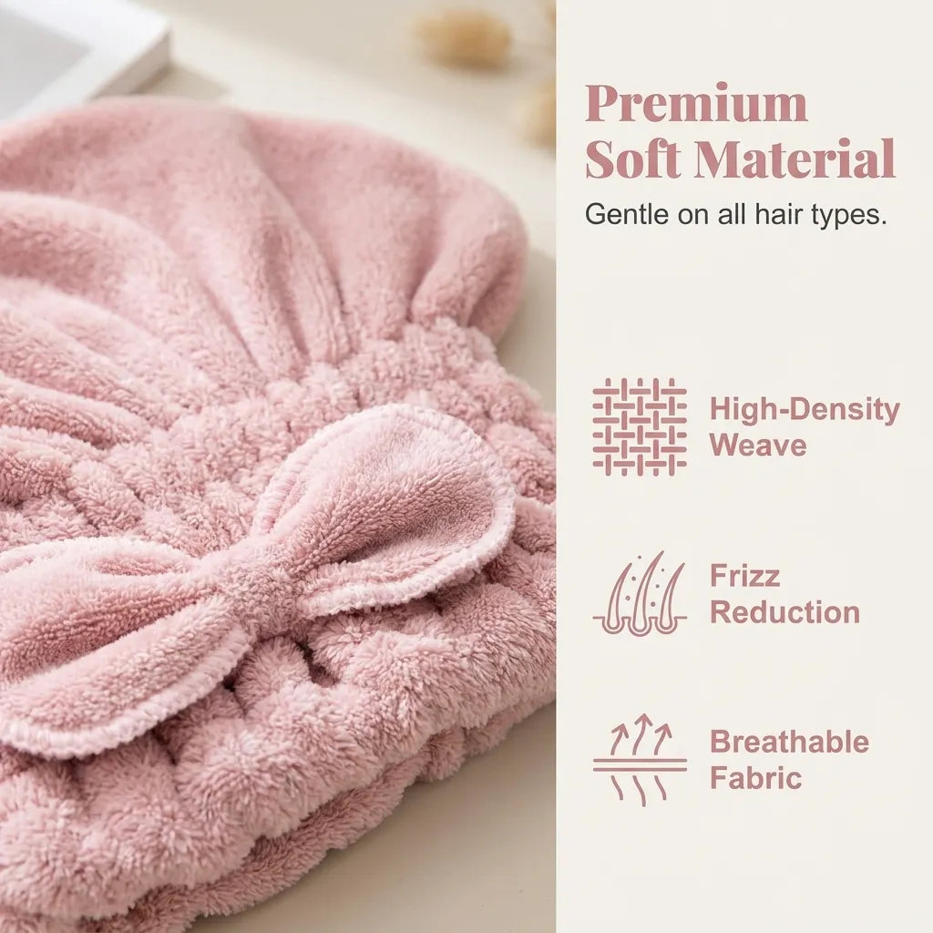 💗Most Loved💥Ultra-Absorbent Hair Towel Set