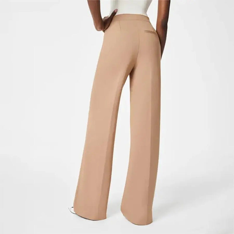 🍂High-waisted wide-leg trousers