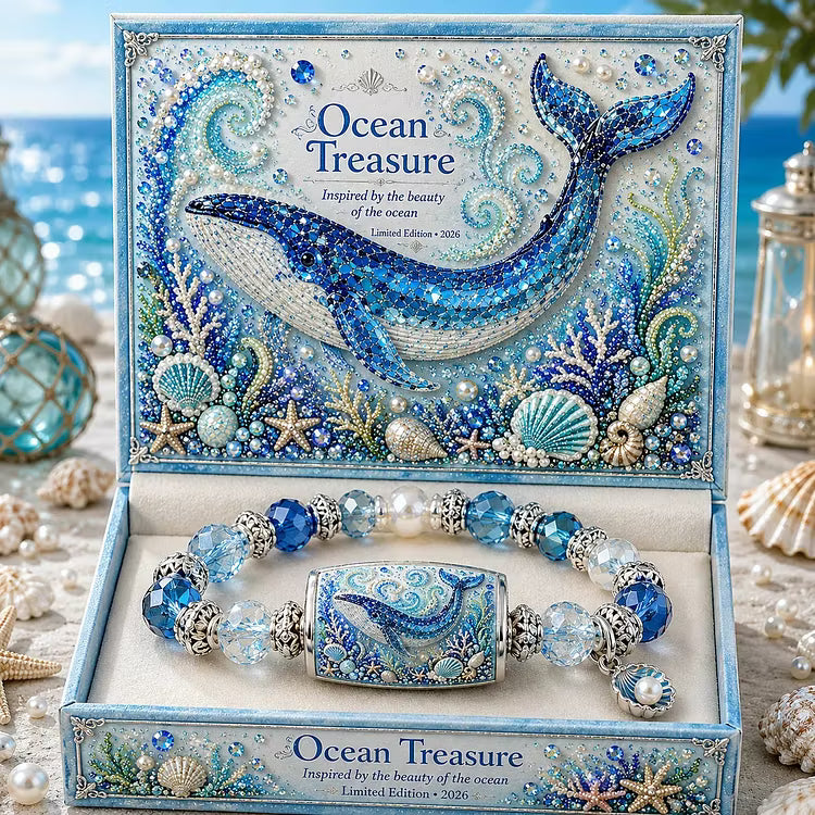 "Ocean Guardian" Relief Art Bracelet