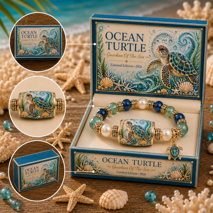 💥Last Day 49% OFF – 🌊 Ocean Guardian Collection Bracelet — Limited Edition 2026
