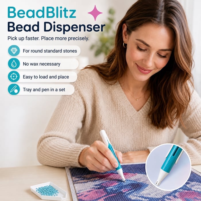 🔥💎 Automatic Diamond Painting Bead dispenser