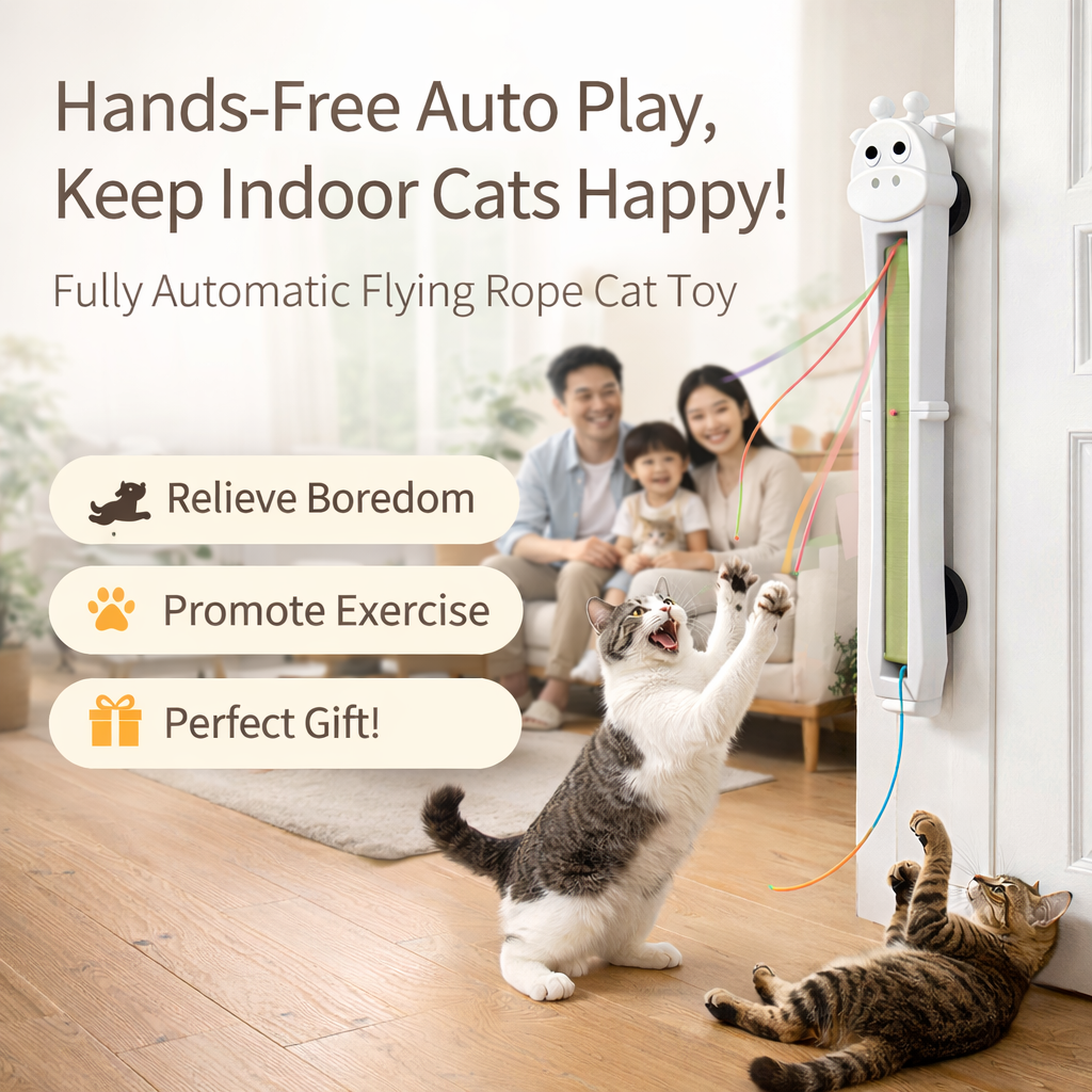 Door Mounted Automatic Cat Interactive Toy