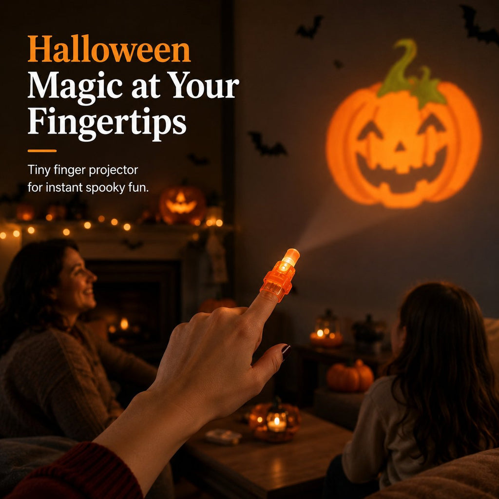🎃Halloween Finger Projector – Mini Pattern Projector (36 pieces)