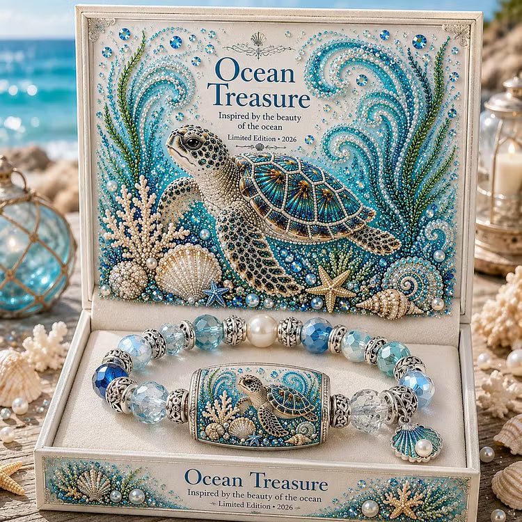 "Ocean Guardian" Relief Art Bracelet