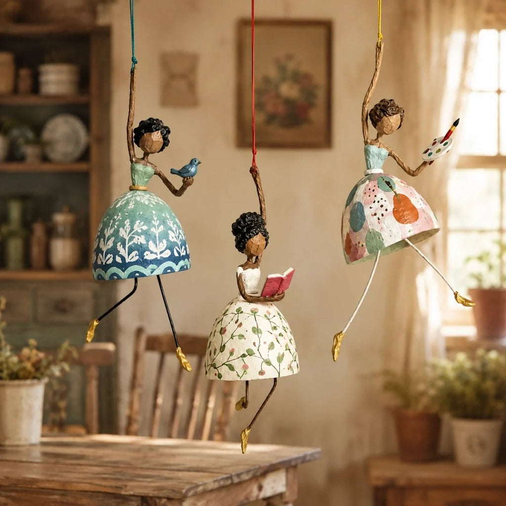 💃Last Day 49% OFF – 🌸Whimsical Dancing Lady Hanging Ornament ✨