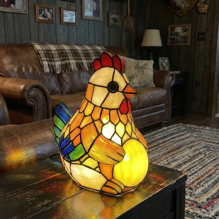 🌻🐮Creative Highland Cow Sunflower LED Night Light