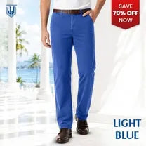Men's Classic Straight Fit Stretch Jeans