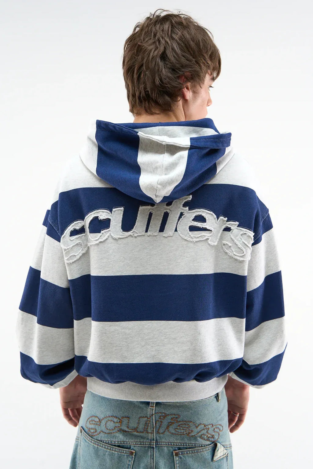 2026 New Striped Cropped Hoodie